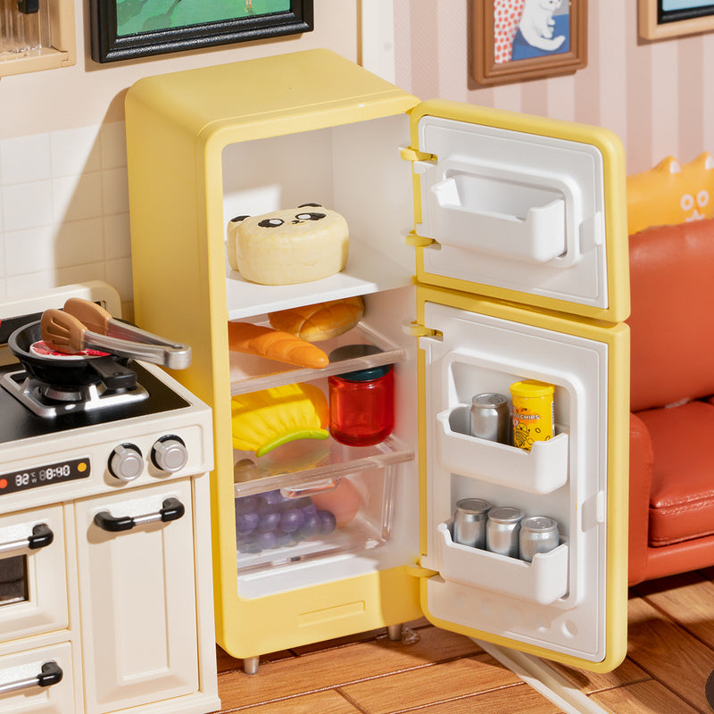 Rolife Happy Meals Kitchen DIY Miniature House DW008
