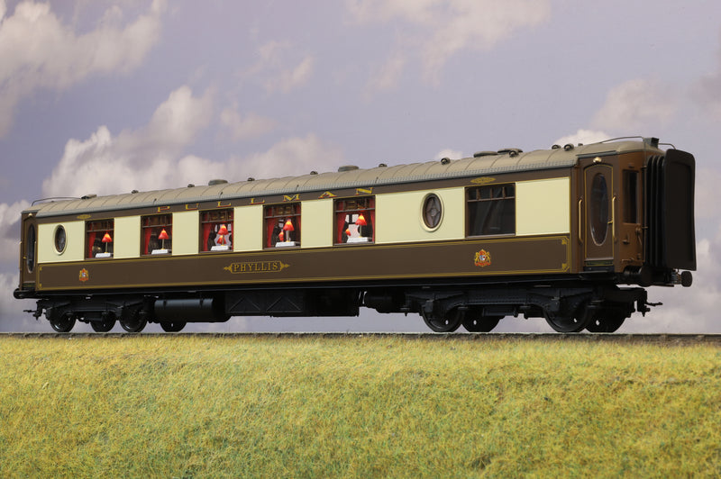 Darstaed D25-01D Finescale O Gauge All Steel Type K Pullman Kitchen 1st Coach 'Phyllis' (Preserved)